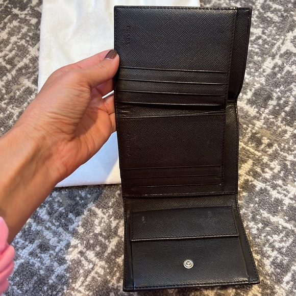 Prada Chocolate Brown Small Nylon Wallet - Picture 5 of 5
